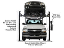 Atlas Garage PRO8000EXT-L 8,000 lb Extra Tall/Extra Long 4-Post Lift